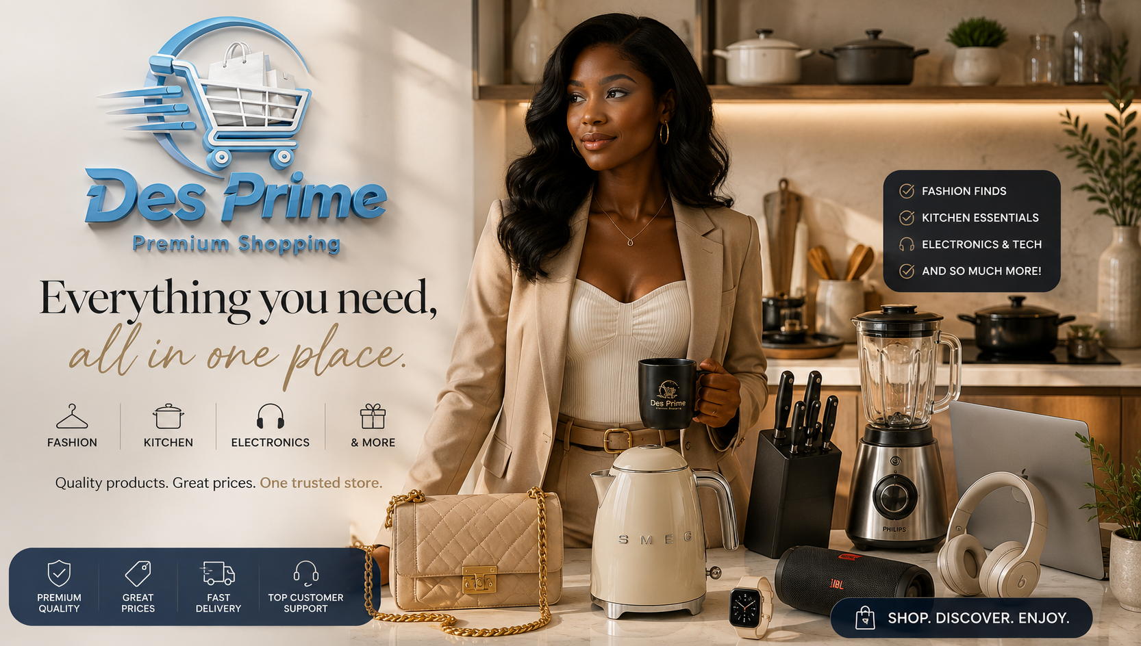 Des Prime - Kitchen, Electronics & Fashion